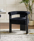 Modern Solid Wood Base Dining Chair