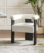 Modern Solid Wood Base Dining Chair