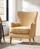 Dorothy Upholstered Armchair with Rubber Wood & Durable Legs