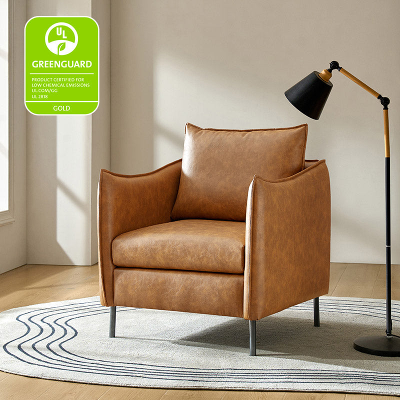Felix Faux Leather Armchair