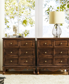 Galatea 3-Drawer Bedside Table with Charging Station