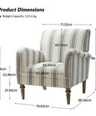 Quentin Modern Comfort Upholstered Armchair