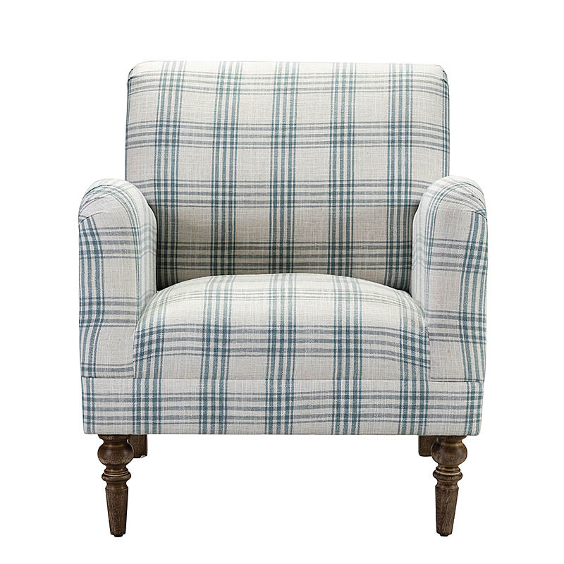 Sadie Plaid Classic Style Modern Charm Upholstered Chair