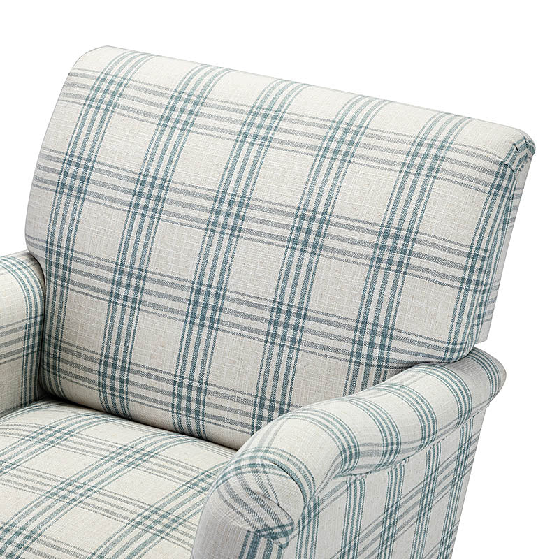 Sadie Plaid Classic Style Modern Charm Upholstered Chair