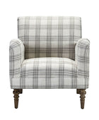 Sadie Plaid Classic Style Modern Charm Upholstered Chair