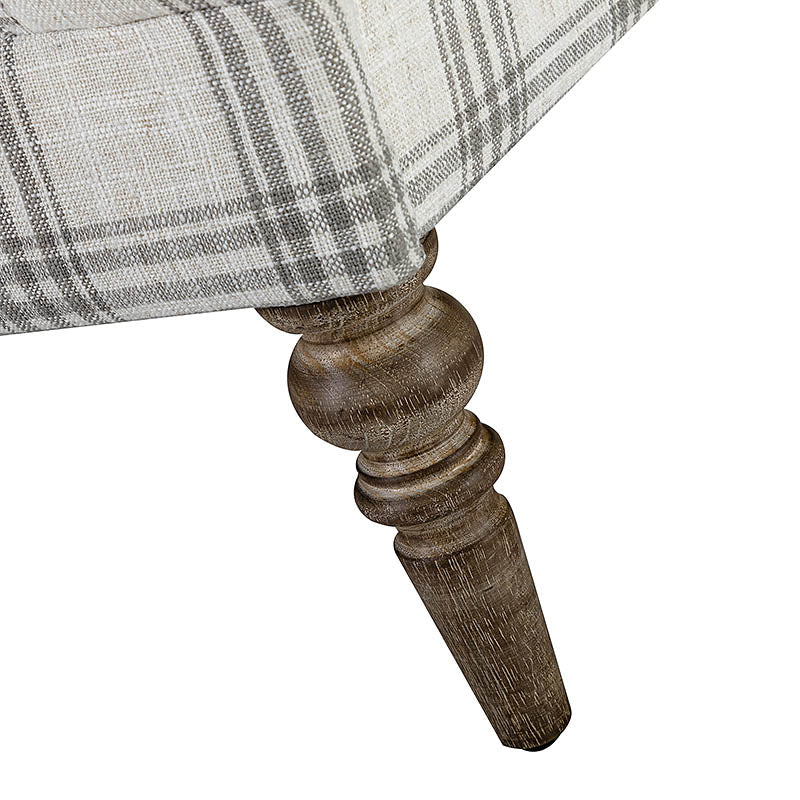 Sadie Plaid Classic Style Modern Charm Upholstered Chair