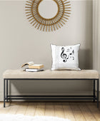 Johannes Vegan Leather Bench