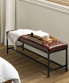 Johannes Vegan Leather Bench