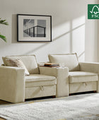 Miriam Sectional Sofa with Storage, Tabletop, Cup Holders & USB Ports