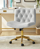 Modern Flannel Adjustable Office Chair