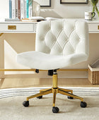Modern Flannel Adjustable Office Chair