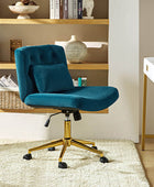 Modern Flannel Adjustable Office Chair
