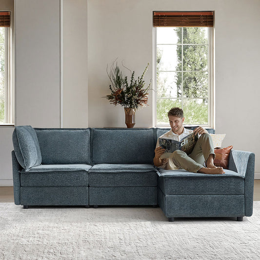 Modular Sectional Sofa with Storage