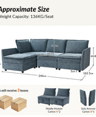 Modular Sectional Sofa with Storage