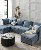 Modular Sectional Sofa with Storage