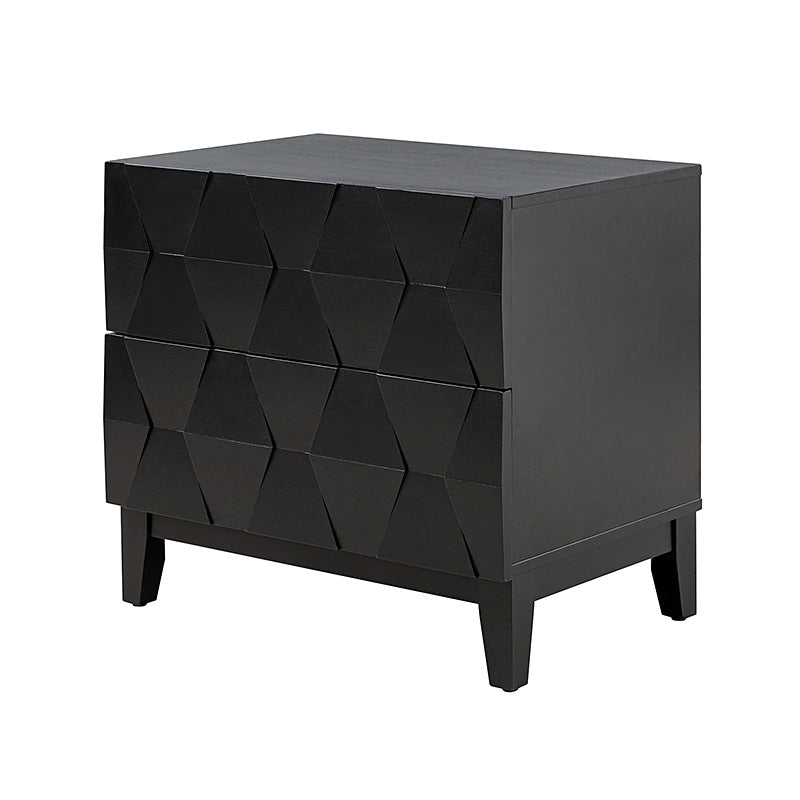 Kamu 2 - Drawer Nightstand with Built-In Outlets