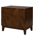 Kamu 2 - Drawer Nightstand with Built-In Outlets
