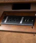 Kamu 2 - Drawer Nightstand with Built-In Outlets