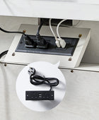 Galatea Farmhouse 3-Drawer Nightstand with Shelf & Charging Port