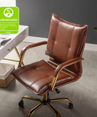 Michele Vegan Leather Adjustable Task Chair