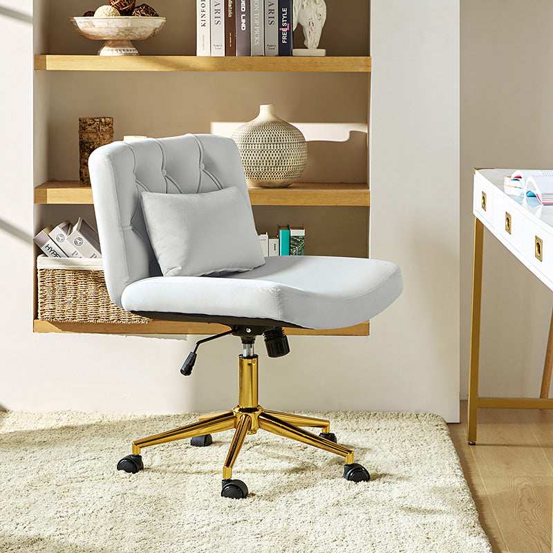 Norm Modern Flannel Adjustable Office Chair