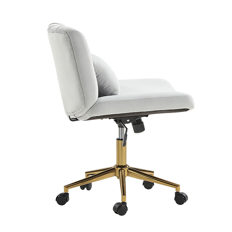 Norm Modern Flannel Adjustable Office Chair