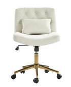 Norm Modern Flannel Adjustable Office Chair