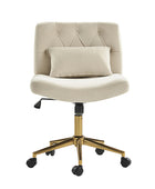 Norm Modern Flannel Adjustable Office Chair