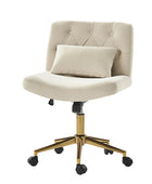 Norm Modern Flannel Adjustable Office Chair