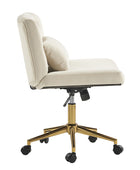 Norm Modern Flannel Adjustable Office Chair