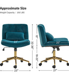 Norm Modern Flannel Adjustable Office Chair