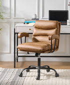 Anselm Modern Faux Leather Office Chair
