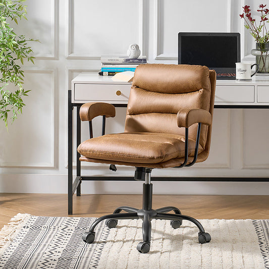 Anselm Modern Faux Leather Office Chair