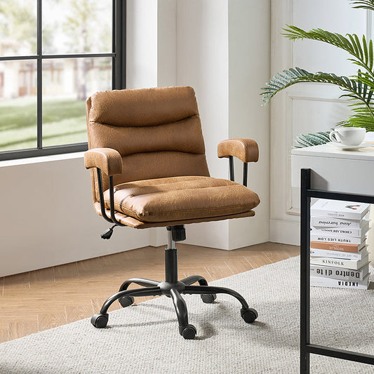 Anselm Modern Faux Leather Office Chair