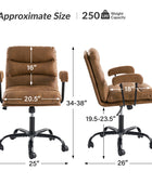 Anselm Modern Faux Leather Office Chair