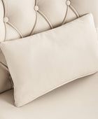 Cecil Adjustable Height Office Chair with Tufted Back & Pillow
