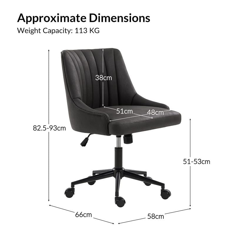 Sebastian Adjustable Height & Sleek Comfort Office Chair