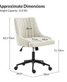 Sebastian Adjustable Height & Sleek Comfort Office Chair