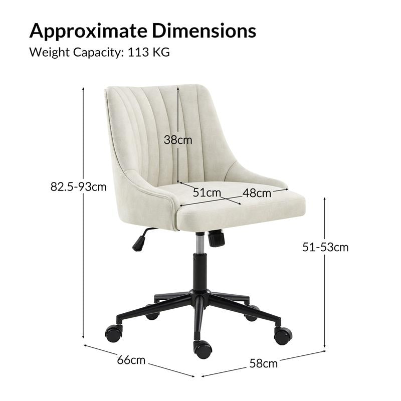 Sebastian Adjustable Height & Sleek Comfort Office Chair