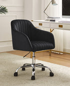 Theo Modern Velvet Task Chair with Tufted Back