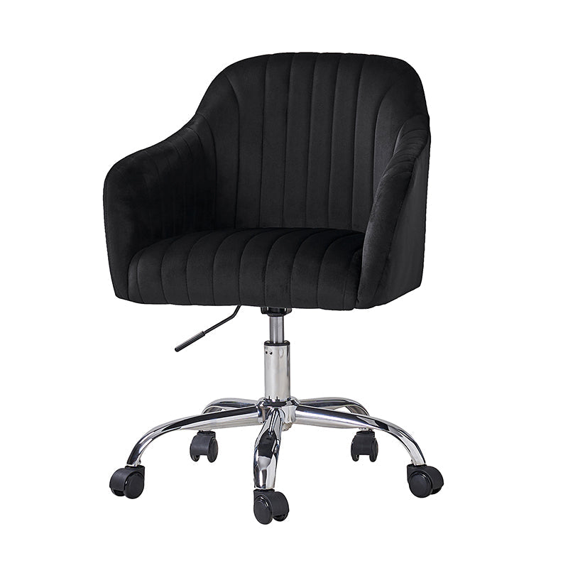 Theo Modern Velvet Task Chair with Tufted Back