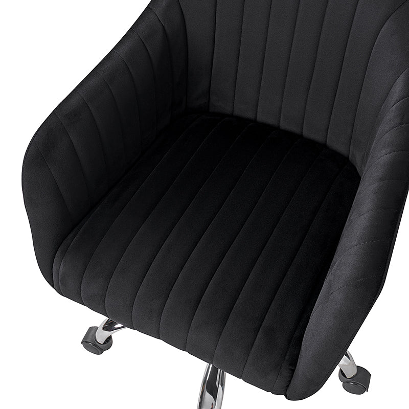 Theo Modern Velvet Task Chair with Tufted Back