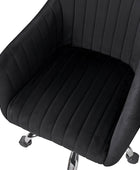 Theo Modern Velvet Task Chair with Tufted Back