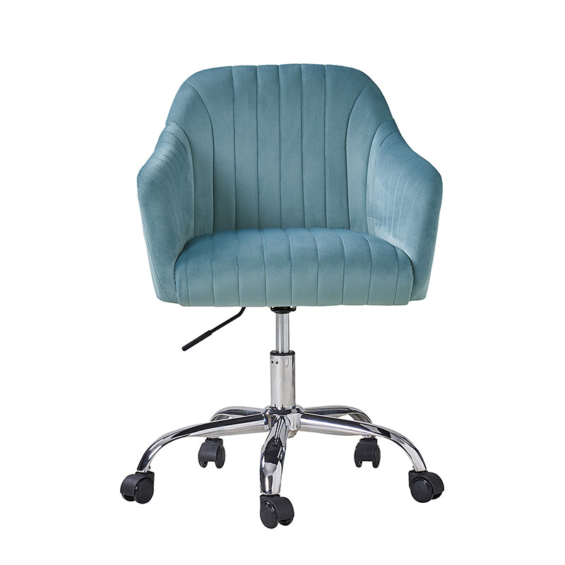 Theo Modern Velvet Task Chair with Tufted Back