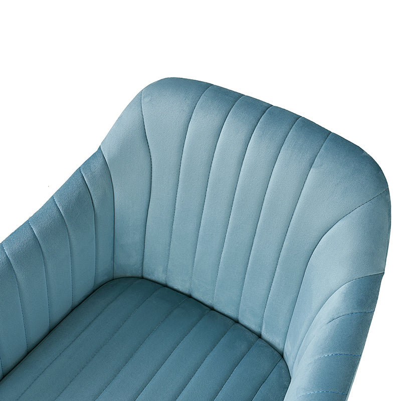 Theo Modern Velvet Task Chair with Tufted Back