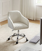 Theo Modern Velvet Task Chair with Tufted Back