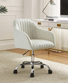 Theo Modern Velvet Task Chair with Tufted Back