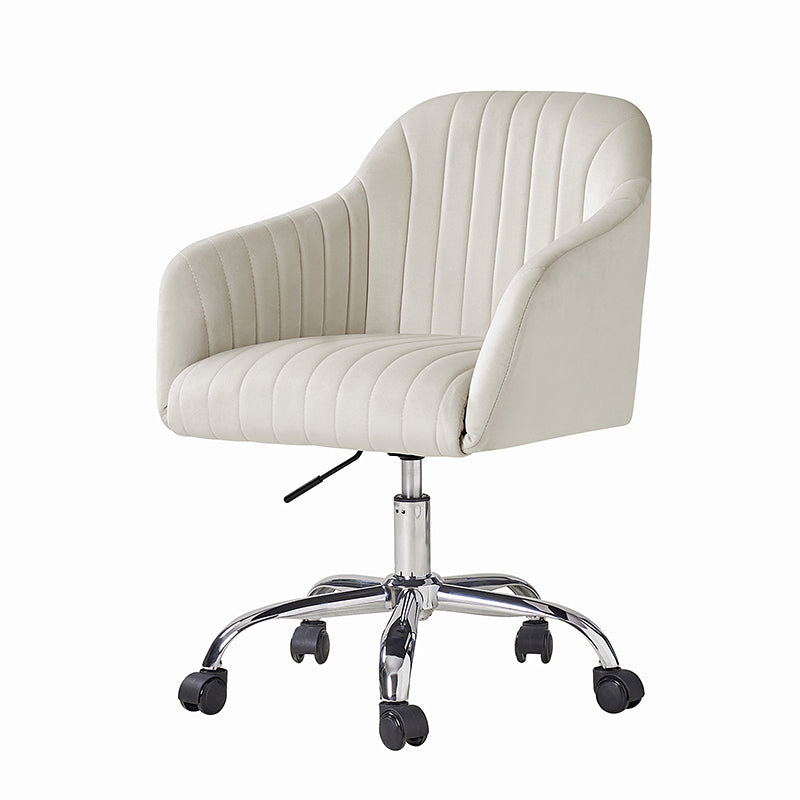 Theo Modern Velvet Task Chair with Tufted Back