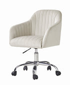 Theo Modern Velvet Task Chair with Tufted Back