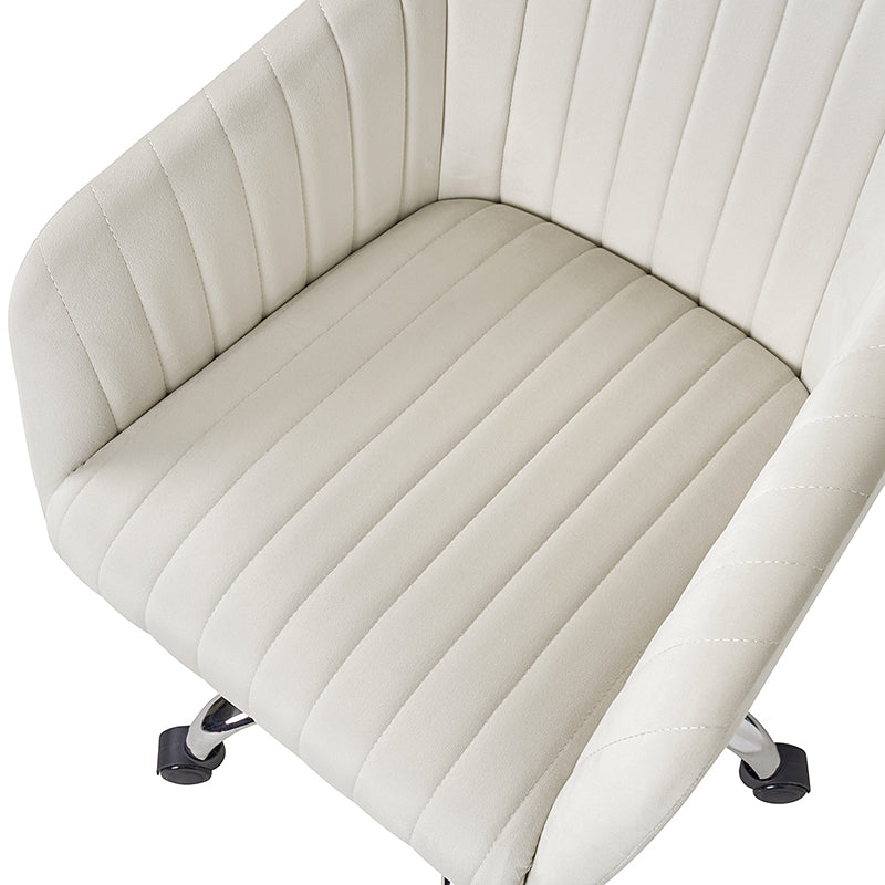 Theo Modern Velvet Task Chair with Tufted Back